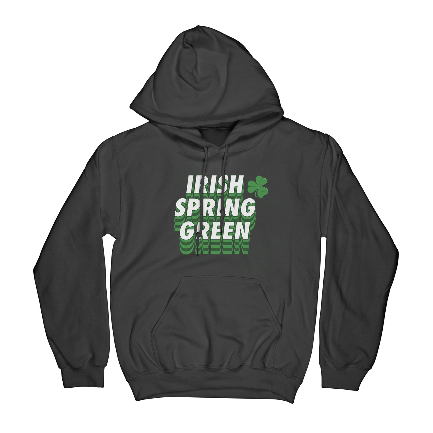 Irish Spring Green Hoodie (Black)
